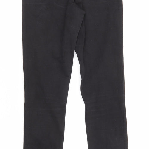 Denim & Co. Womens Black Cotton Skinny Jeans Size 10 L29 in Regular Zip