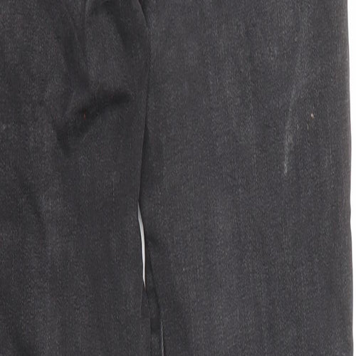 Gap Womens Black Cotton Skinny Jeans Size 25 in L27 in Regular Zip - Raw Hems