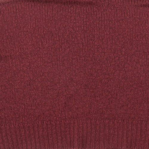 New Look Womens Purple Roll Neck Acrylic Pullover Jumper Size S