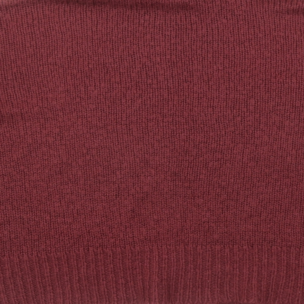 New Look Womens Purple Roll Neck Acrylic Pullover Jumper Size S