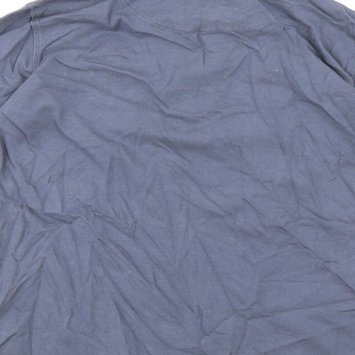 Jack Wills Boys Blue 100% Cotton Basic Polo Size 12-13 Years Collared Button