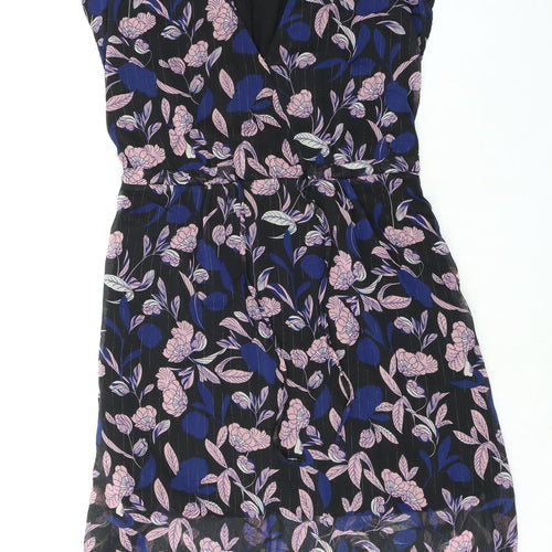 AKOZ Womens Multicoloured Floral Polyester A-Line Size L V-Neck Pullover