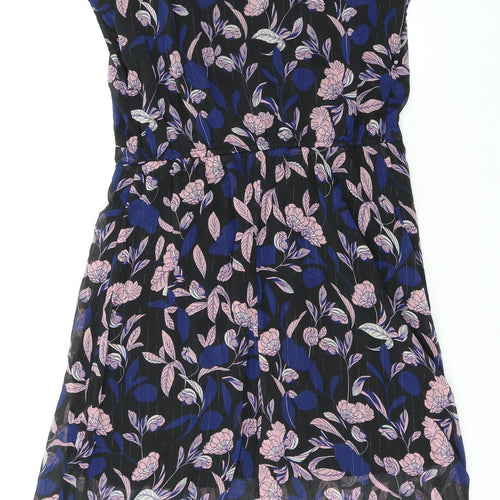 AKOZ Womens Multicoloured Floral Polyester A-Line Size L V-Neck Pullover