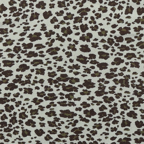 Marks and Spencer Womens Grey Round Neck Animal Print Acrylic Pullover Jumper Size 10 - Leopard Print