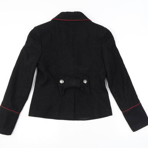 NEXT Womens Black Jacket Blazer Size 10 Button