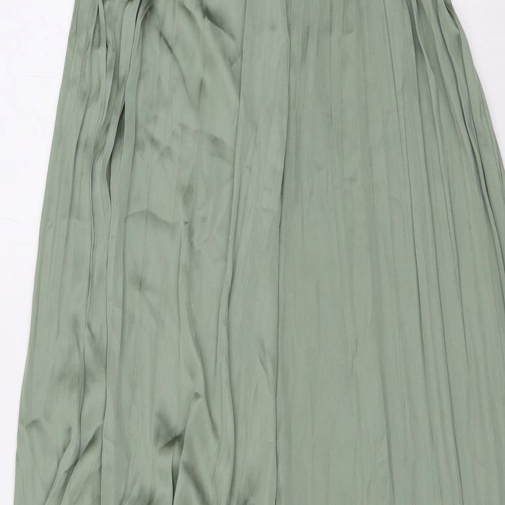 Zara Womens Green Polyester Jumpsuit One-Piece Size L L27 in Pullover