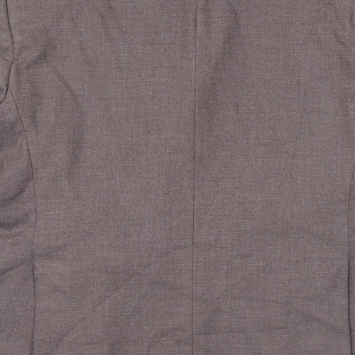 Marks and Spencer Mens Purple Polyester Jacket Suit Jacket Size 40 Regular