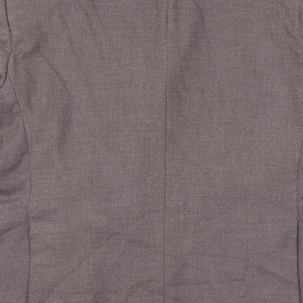 Marks and Spencer Mens Purple Polyester Jacket Suit Jacket Size 40 Regular