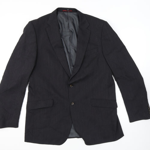 Marks and Spencer Mens Grey Wool Jacket Suit Jacket Size 42 Regular