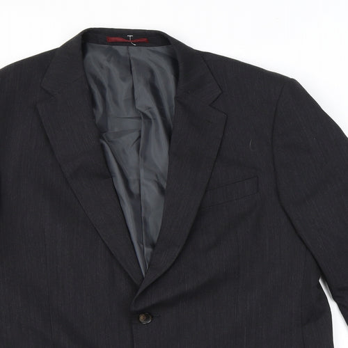 Marks and Spencer Mens Grey Wool Jacket Suit Jacket Size 42 Regular