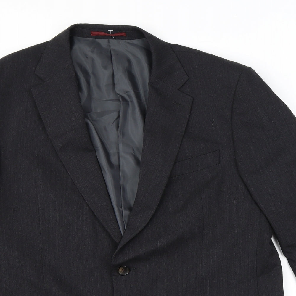 Marks and Spencer Mens Grey Wool Jacket Suit Jacket Size 42 Regular