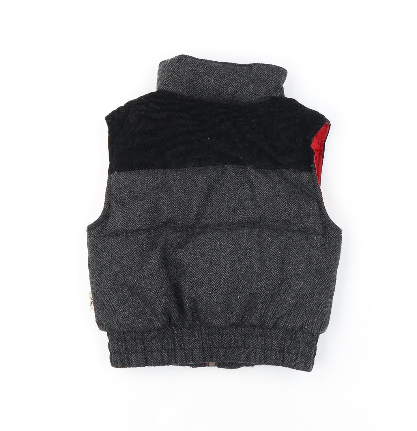 Baker Boys Grey Gilet Jacket Size 12-18 Months Zip