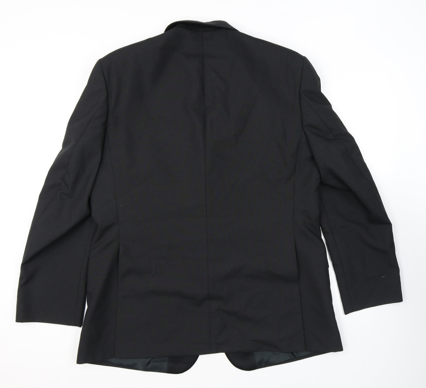 Executex Mens Black Polyester Tuxedo Suit Jacket Size 44 Regular