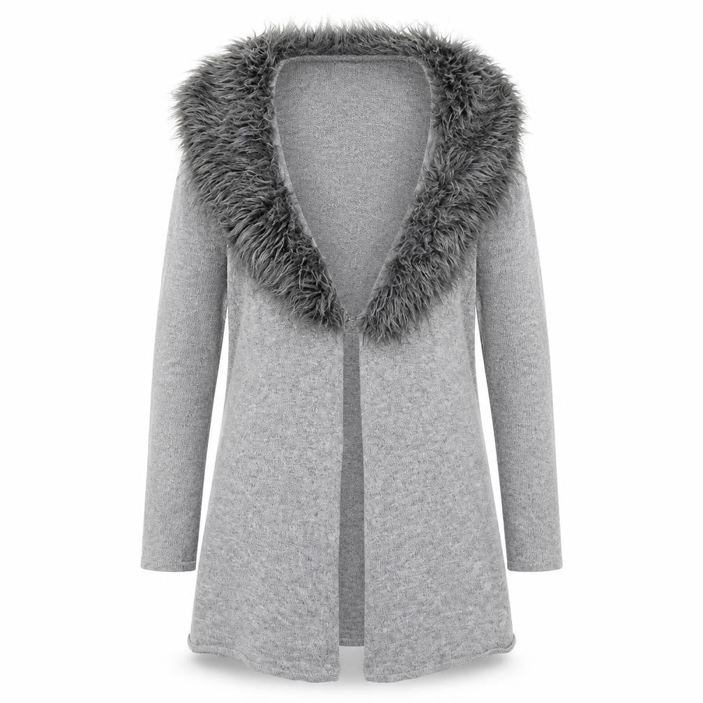 Nightingales Womens Grey V-Neck Viscose Cardigan Jumper Size 16