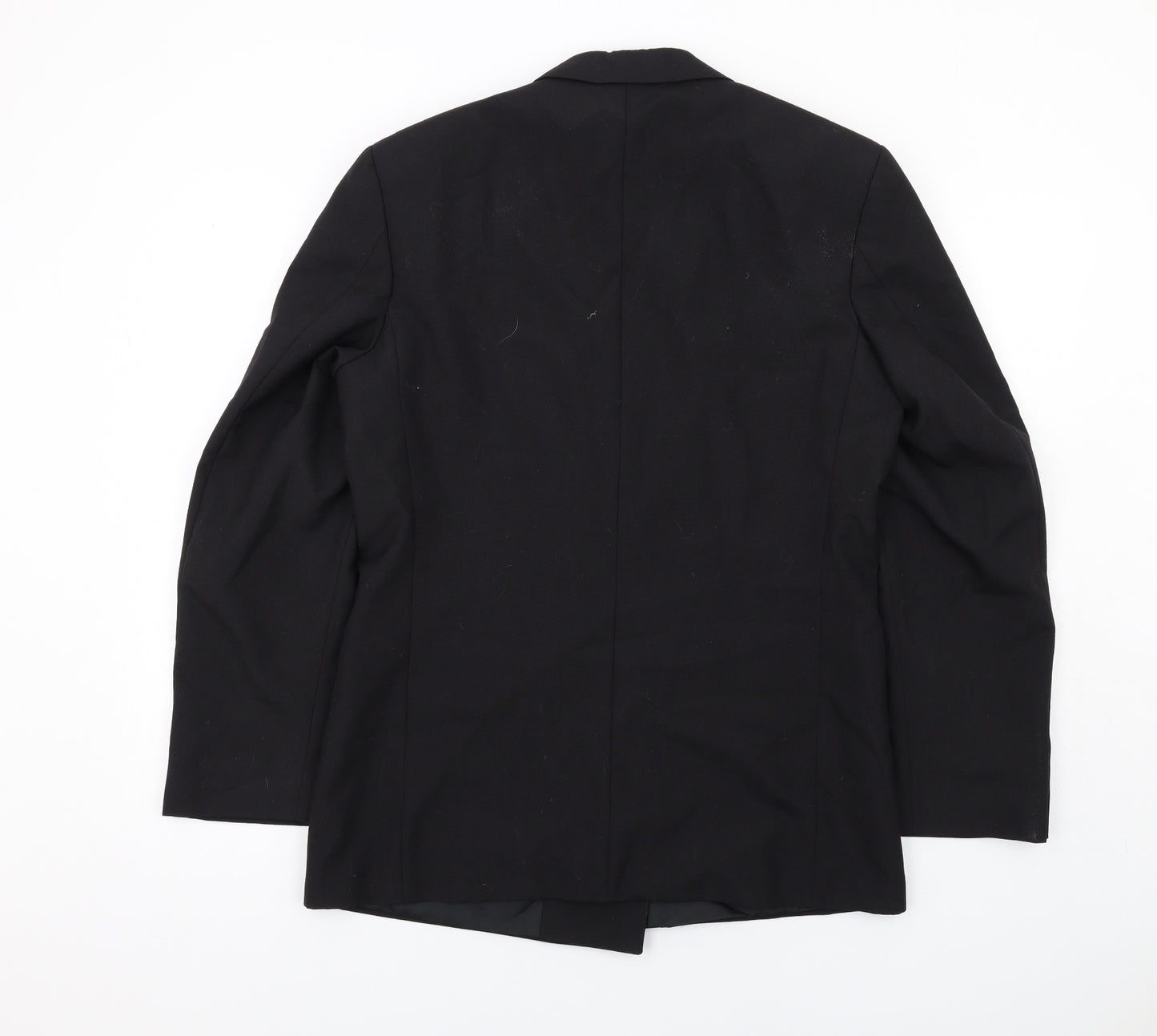 Debenhams Mens Black Wool Tuxedo Suit Jacket Size 38 Regular