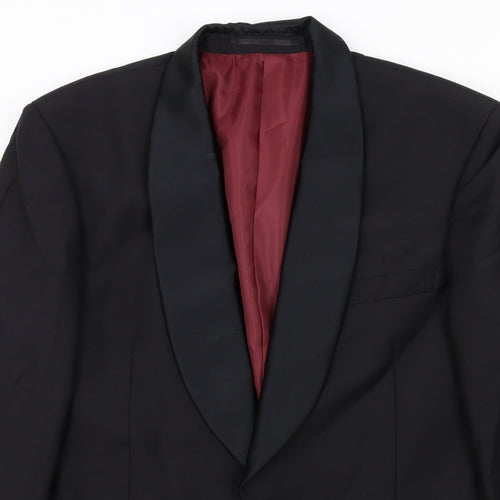 Scott & Taylor Mens Black Polyester Jacket Suit Jacket Size 42 Regular
