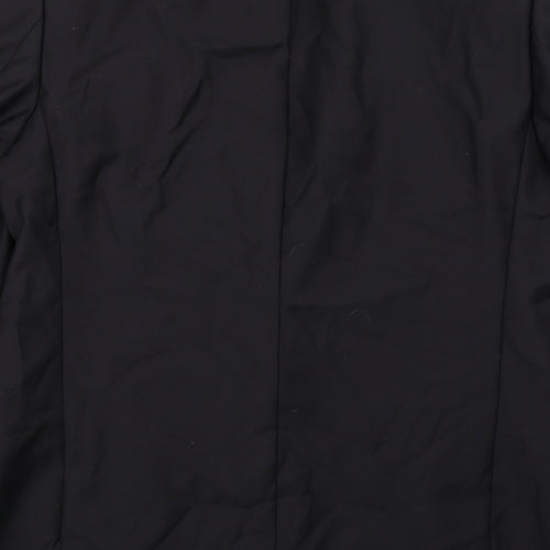 Scott & Taylor Mens Black Polyester Jacket Suit Jacket Size 42 Regular