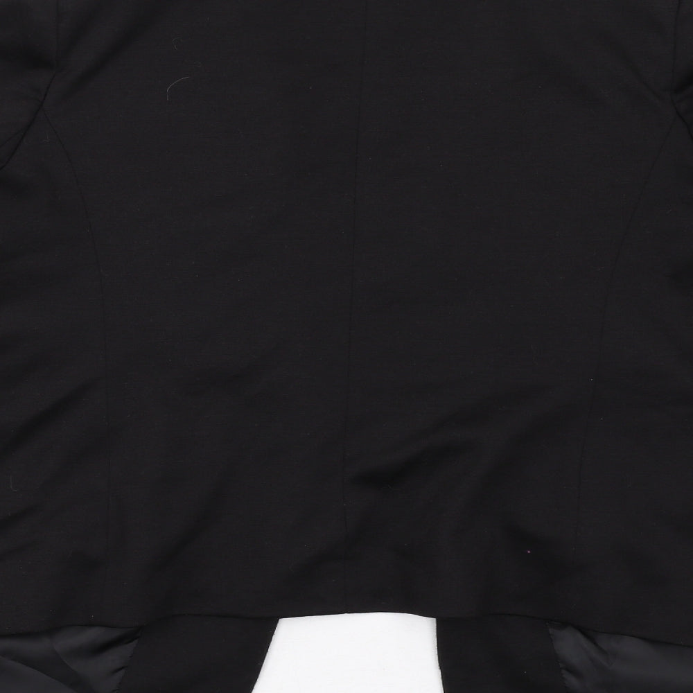 Wallis Womens Black Jacket Blazer Size 18