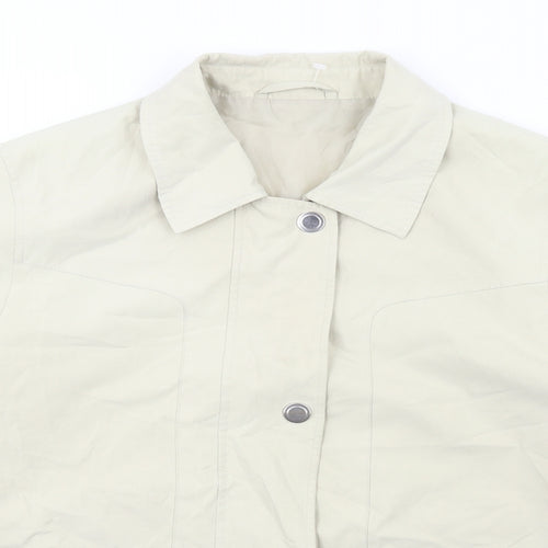 Berkertex Womens Beige Jacket Size 10 Zip