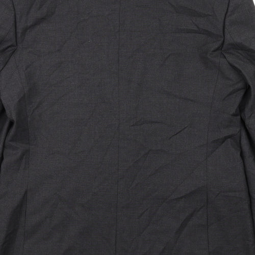 Marks and Spencer Mens Grey Polyester Jacket Suit Jacket Size 40 Regular