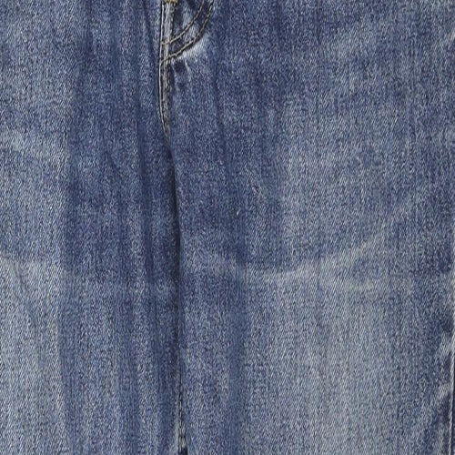 Levi's Mens Blue Cotton Straight Jeans Size 32 in L28 in Regular Zip