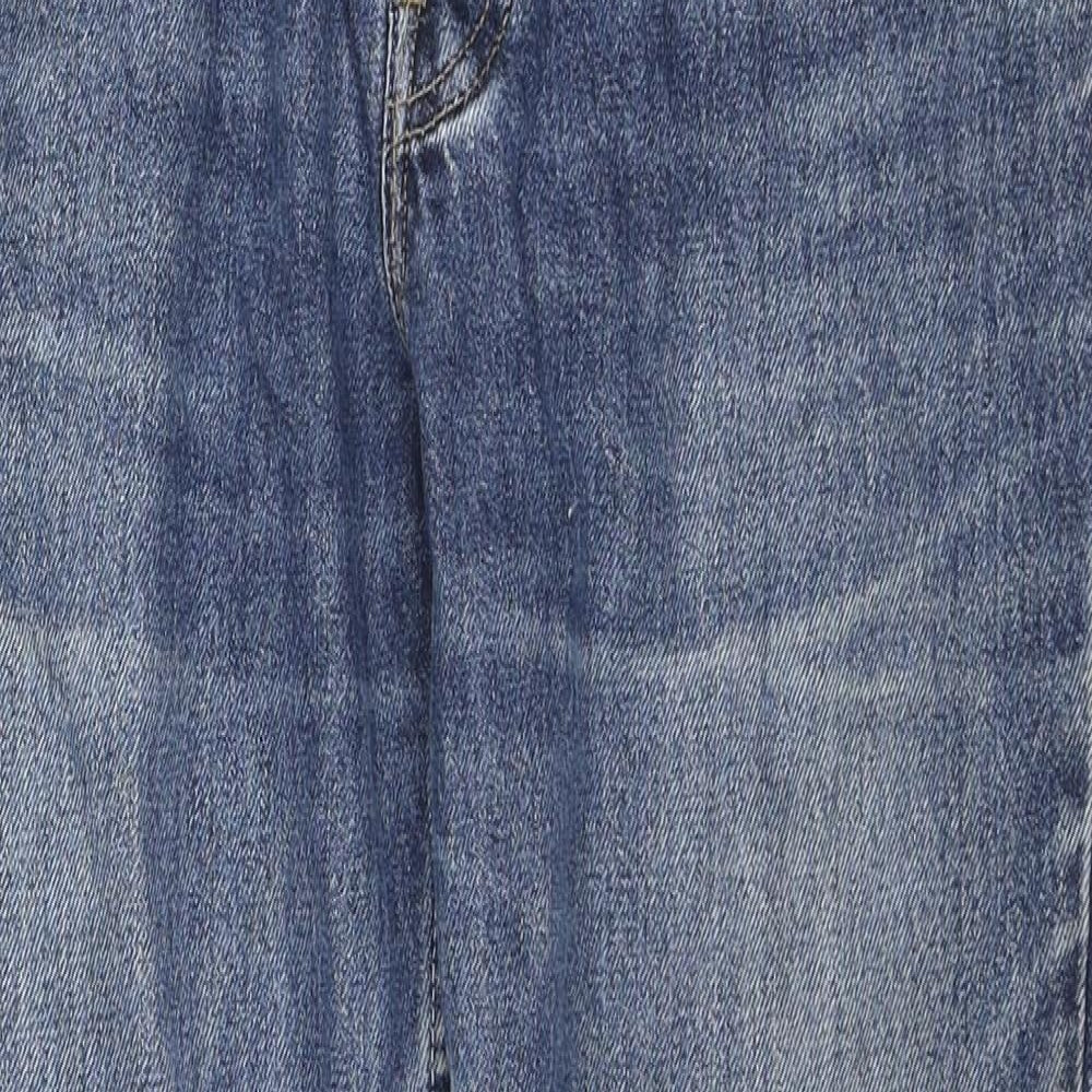 Levi's Mens Blue Cotton Straight Jeans Size 32 in L28 in Regular Zip