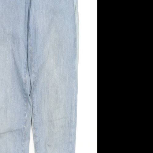 Nuon Womens Blue Cotton Skinny Jeans Size 28 in L29 in Regular Zip