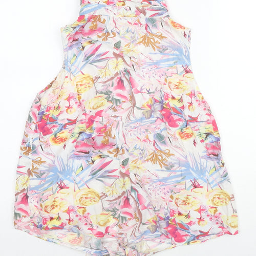 Intuition Womens Multicoloured Floral Viscose Basic Button-Up Size 12 Collared - Size 12-14
