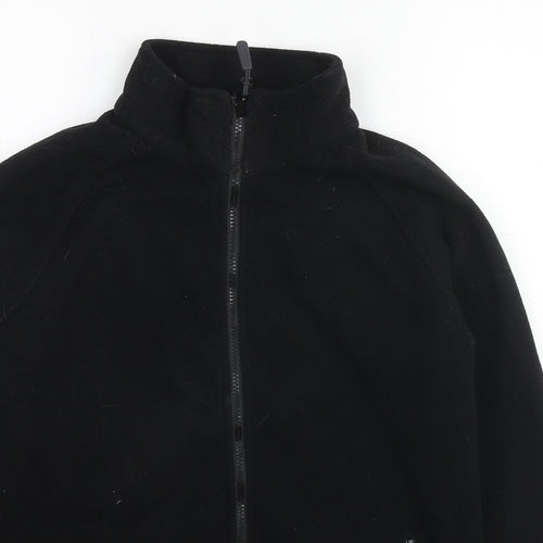 Peter Storm Womens Black Herringbone Jacket Size 12 Zip