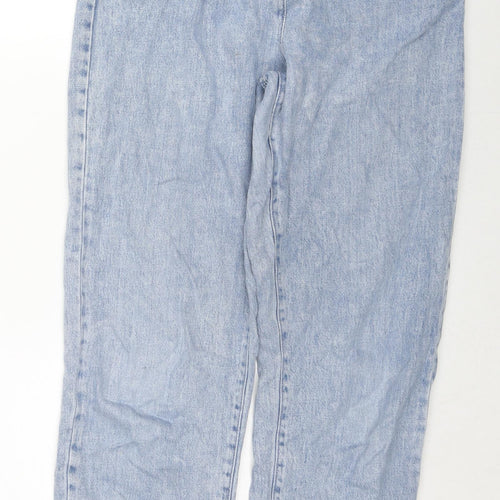 NEXT Girls Blue Lyocell Straight Jeans Size 12 Years L26 in Regular Drawstring