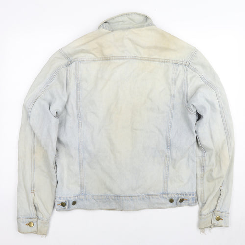 American Apparel Womens Blue Jacket Size M Button