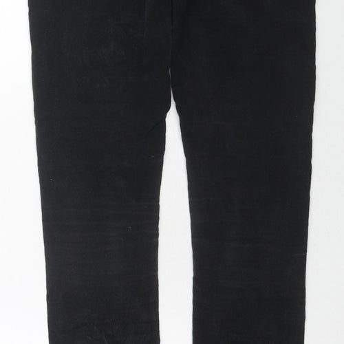 Jack Wills Womens Black Herringbone Cotton Skinny Jeans Size 26 in L32 in Regular Zip