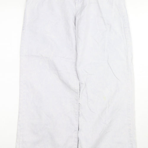 Outfitters Womens Blue Cotton Straight Jeans Size 28 in L30 in Regular Zip
