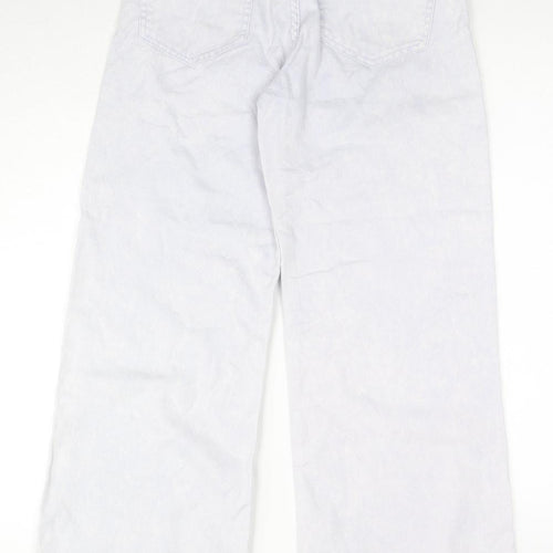 Outfitters Womens Blue Cotton Straight Jeans Size 28 in L30 in Regular Zip