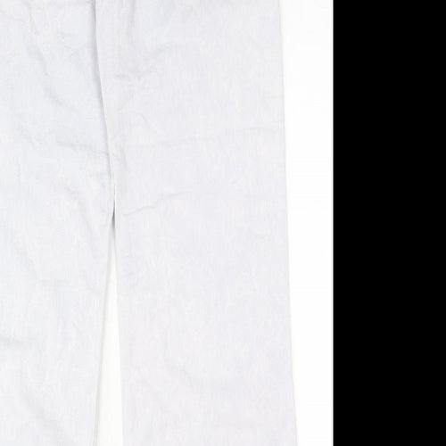 Outfitters Womens Blue Cotton Straight Jeans Size 28 in L30 in Regular Zip