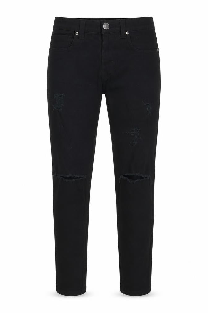 Denim & Co. Mens Black Cotton Skinny Jeans Size 32 in L30 in Slim Zip