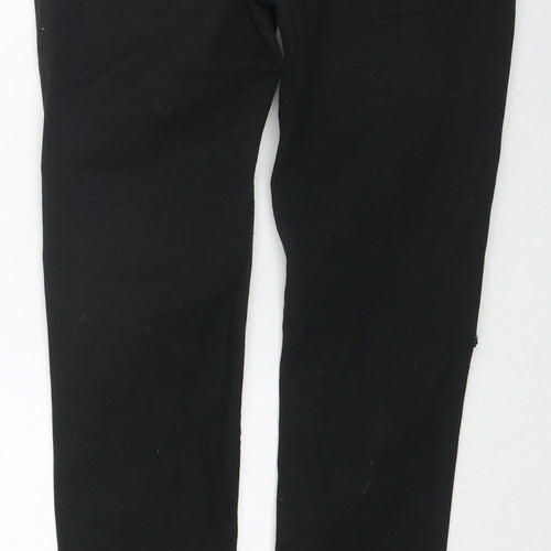 Denim & Co. Mens Black Cotton Skinny Jeans Size 32 in L30 in Slim Zip