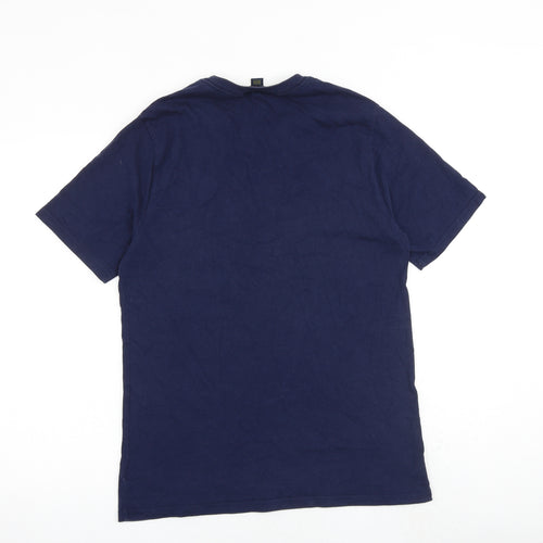 Polo Ralph Lauren Womens Blue Cotton Basic T-Shirt Size 18 Round Neck