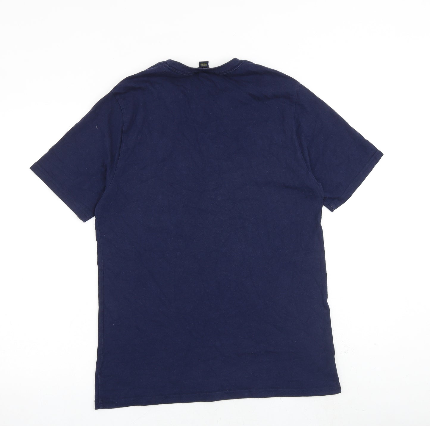 Polo Ralph Lauren Womens Blue Cotton Basic T-Shirt Size 18 Round Neck