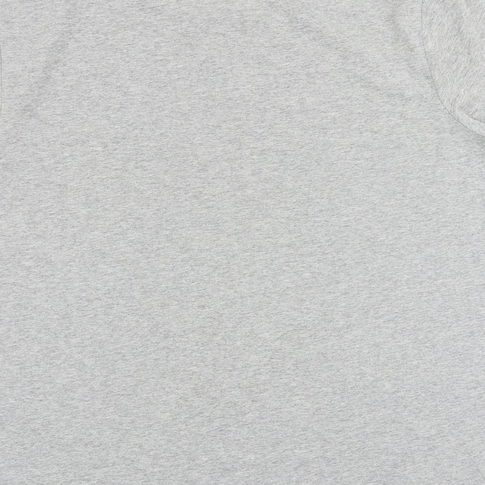 Gap Mens Grey Cotton T-Shirt Size L Crew Neck - Bridger Mountains