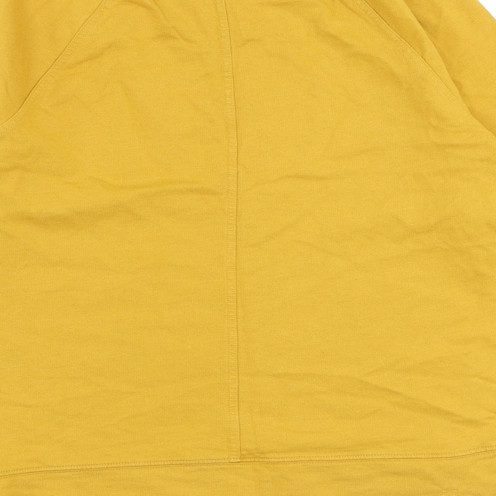 NEXT Womens Yellow 100% Cotton Pullover Sweatshirt Size 12 Pullover