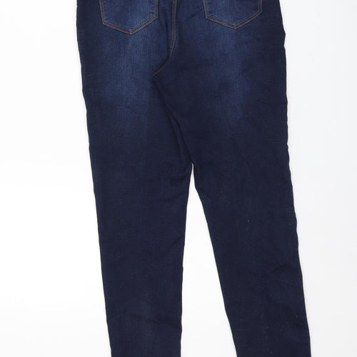 365 Denim Womens Blue Cotton Skinny Jeans Size 8 L26.5 in Regular Zip