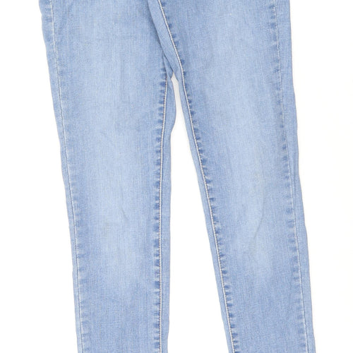 Levi's Womens Blue Cotton Skinny Jeans Size 32 in L32 in Regular Zip