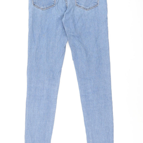 Levi's Womens Blue Cotton Skinny Jeans Size 32 in L32 in Regular Zip