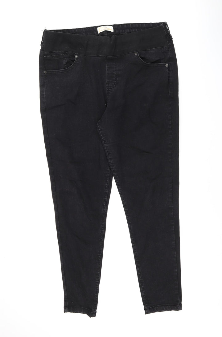 Do Not Think Twice Womens Black Cotton Jegging Jeans Size 35 in L27 in Regular