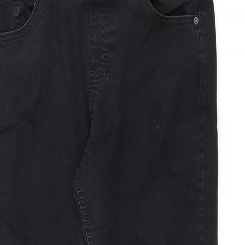 Do Not Think Twice Womens Black Cotton Jegging Jeans Size 35 in L27 in Regular