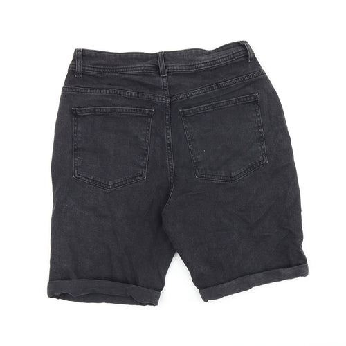 Denim & Co. Mens Black Cotton Chino Shorts Size 30 in L8 in Regular Button