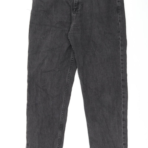 Zara Womens Black Cotton Skinny Jeans Size 10 L27 in Regular Zip