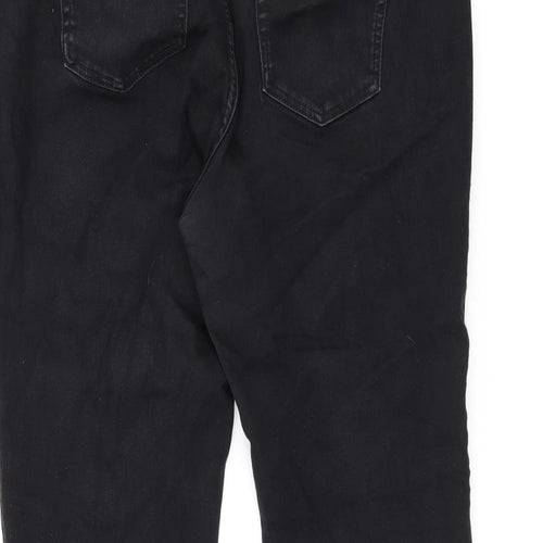 Marks and Spencer Womens Black Cotton Jegging Jeans Size 22 L30 in Slim