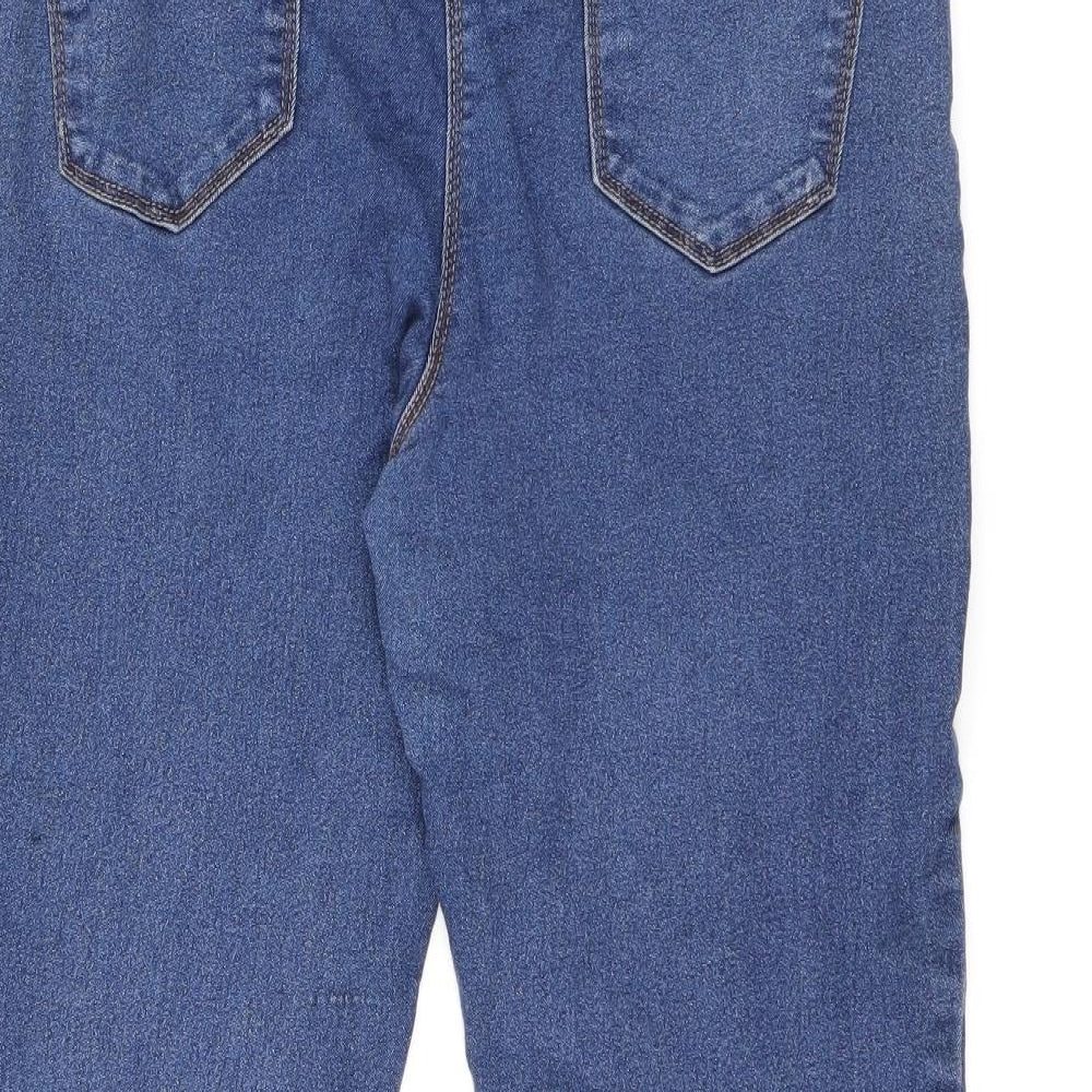 Bonmarché Womens Blue Cotton Jegging Jeans Size 14 L23.5 in Regular